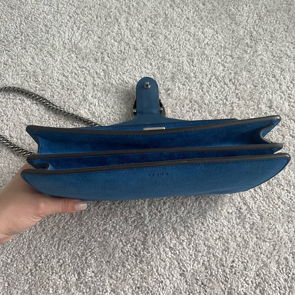 Gucci Dionysus Handbag / Blue Suede - Picture 4 of 6